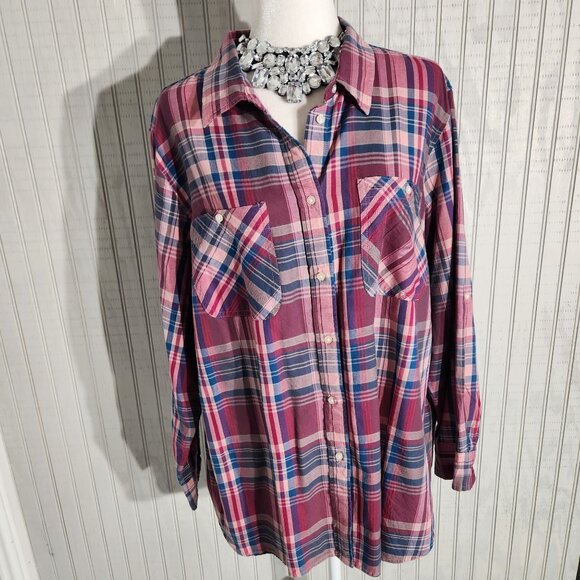 RALPH LAUREN SHIRT COLOR PINK LONG SLEEVE COTTON SIZE 3X - Picture 1 of 8